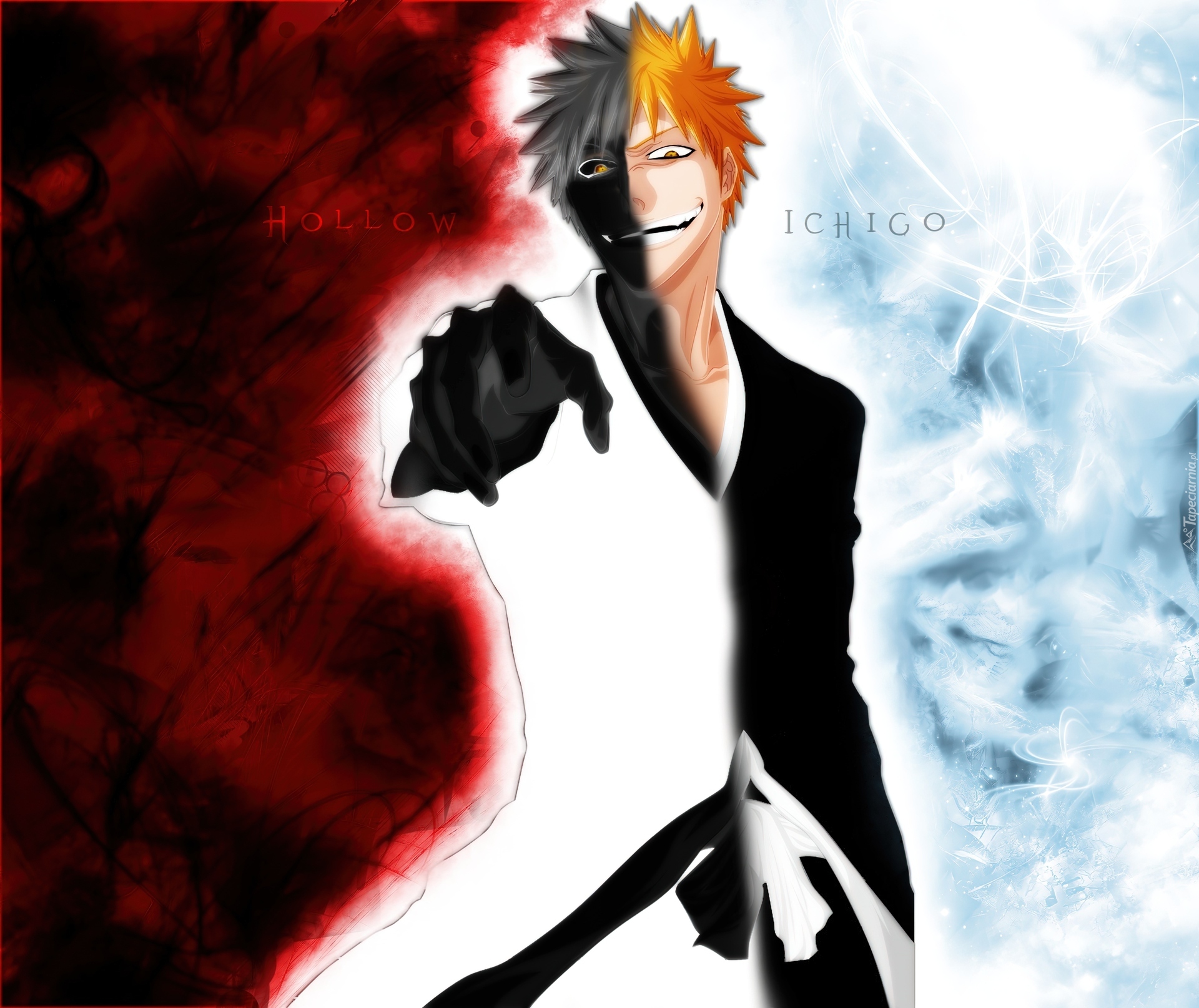 Ichigo, Bleach, Kontrast