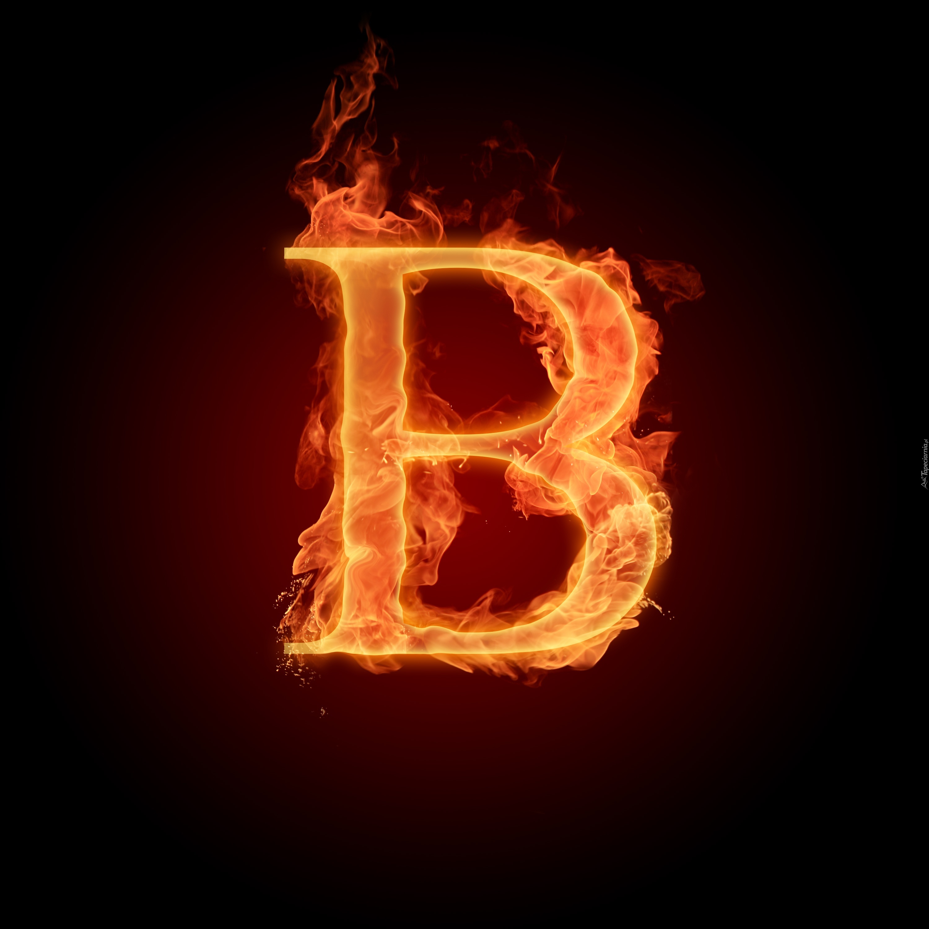 Litera, B, Ogień