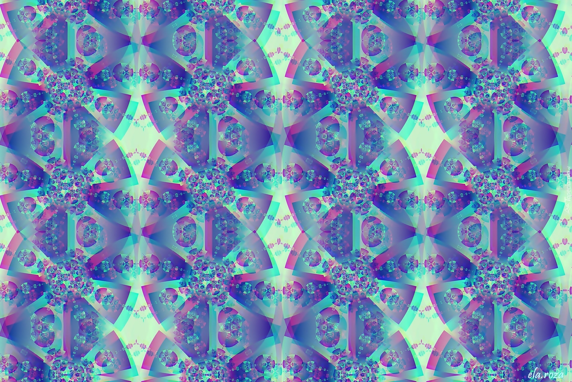 Kolorowe, Wzory, Fraktale