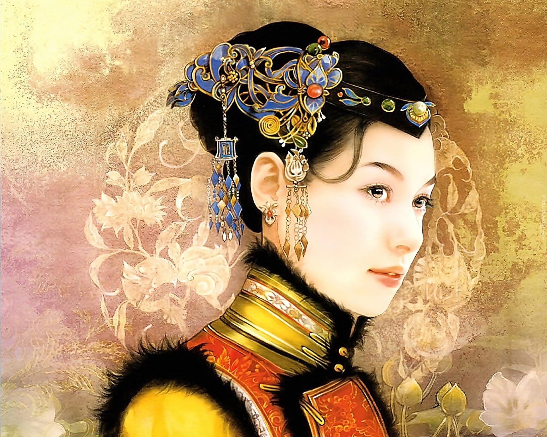 Japonka, Stroiki, We, Włosach