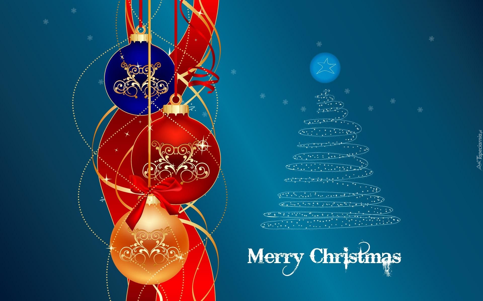 Merry, Christmas, Bombki