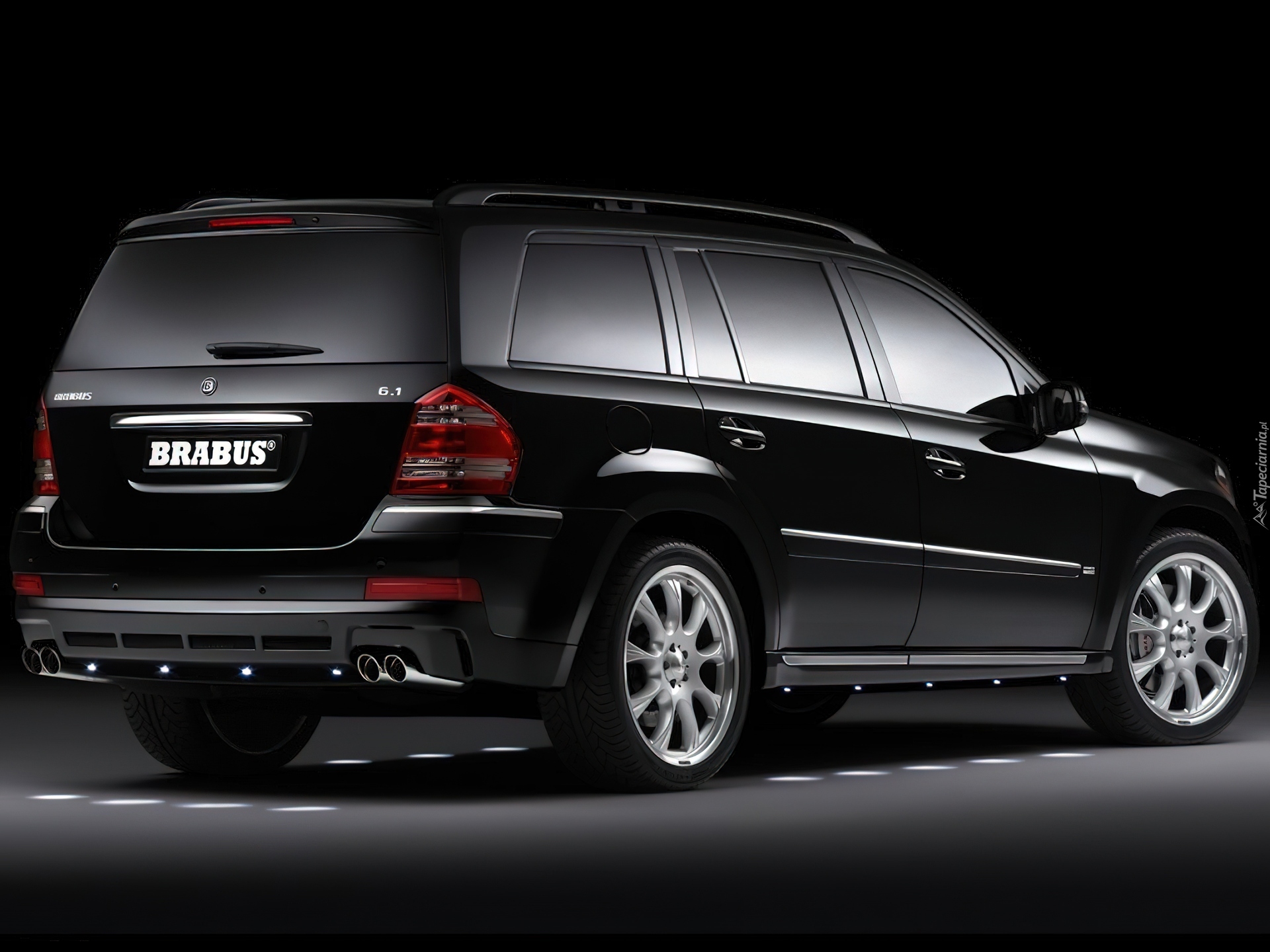 Czarny, Mercedes C-klasa, Kombi, Brabus