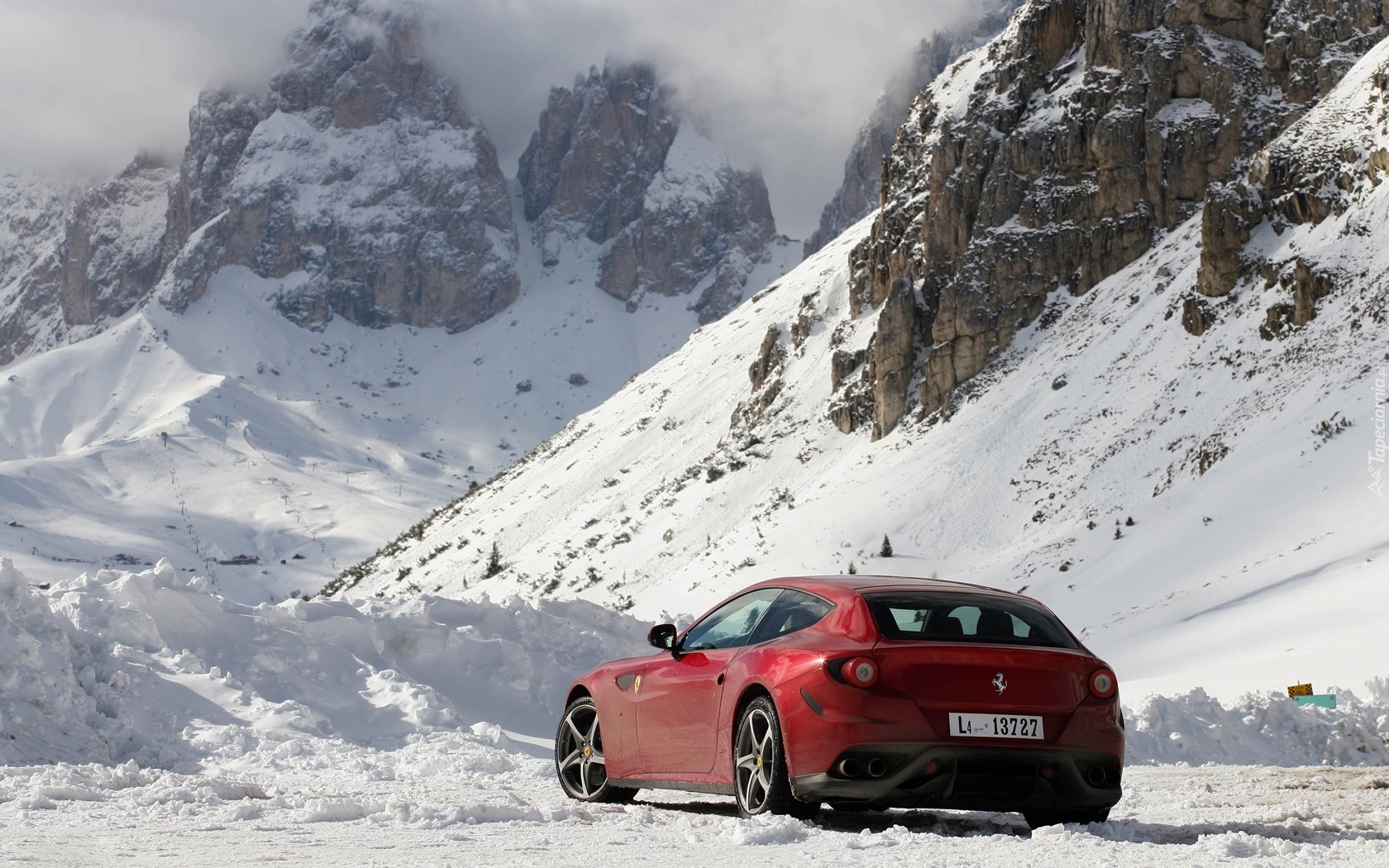 Ferrari FF, Śnieg