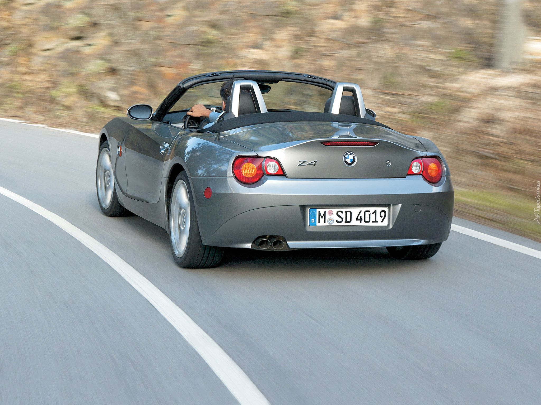 Srebrna, BMW Z4, Roadster