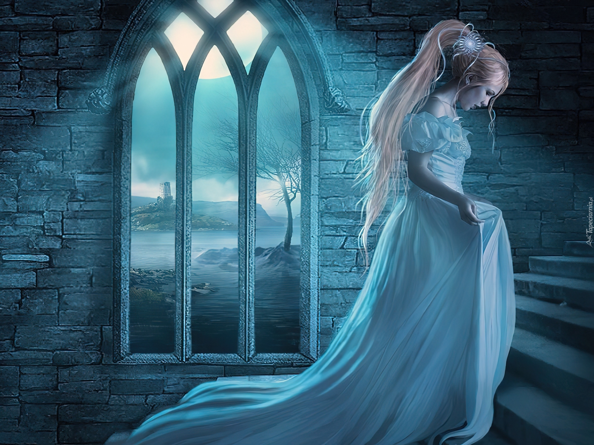Мечтать королева. Замок принцессы. Красивый призрак. Девушка в замке. Принцесса в заточении.