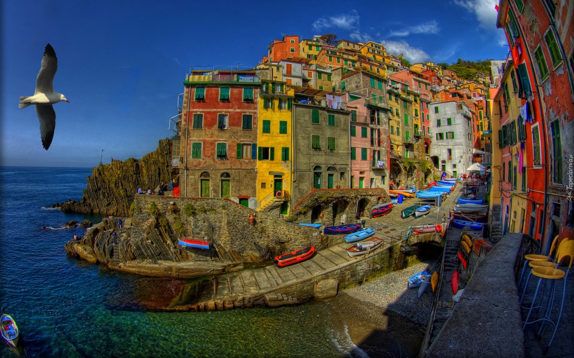 Domy, Riomaggiore, Włochy