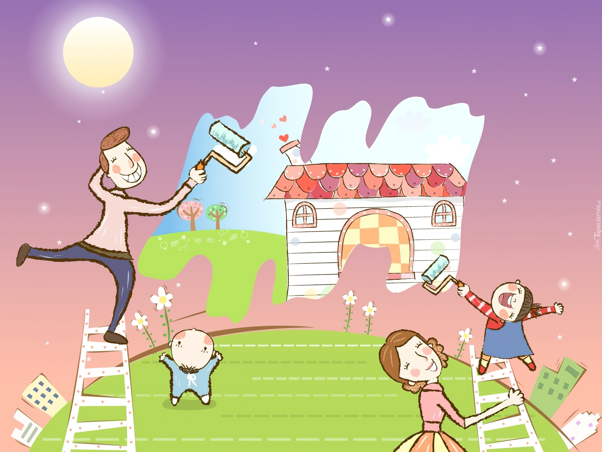 Нарисовать будущую семью дом и домашнее хозяйство. Семейное счастье иллюстрации. Счастливая семья рисунок. Дом и семья рисунок. Рисунок на тему семейные радости.