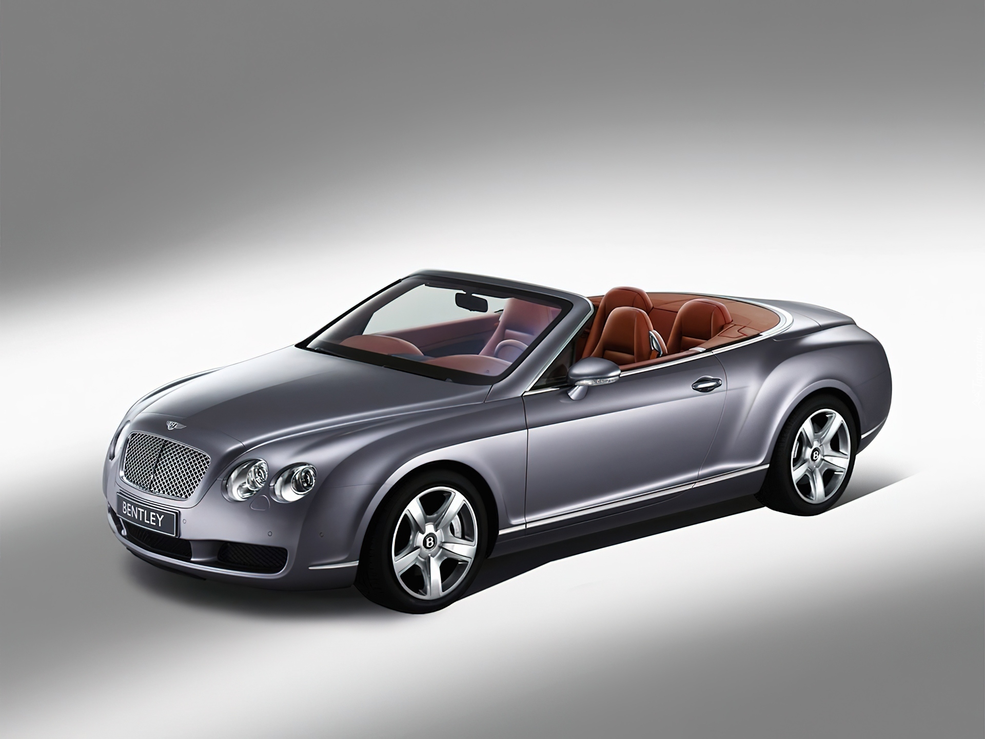 Srebrny, Bentley Continental, Cabrio