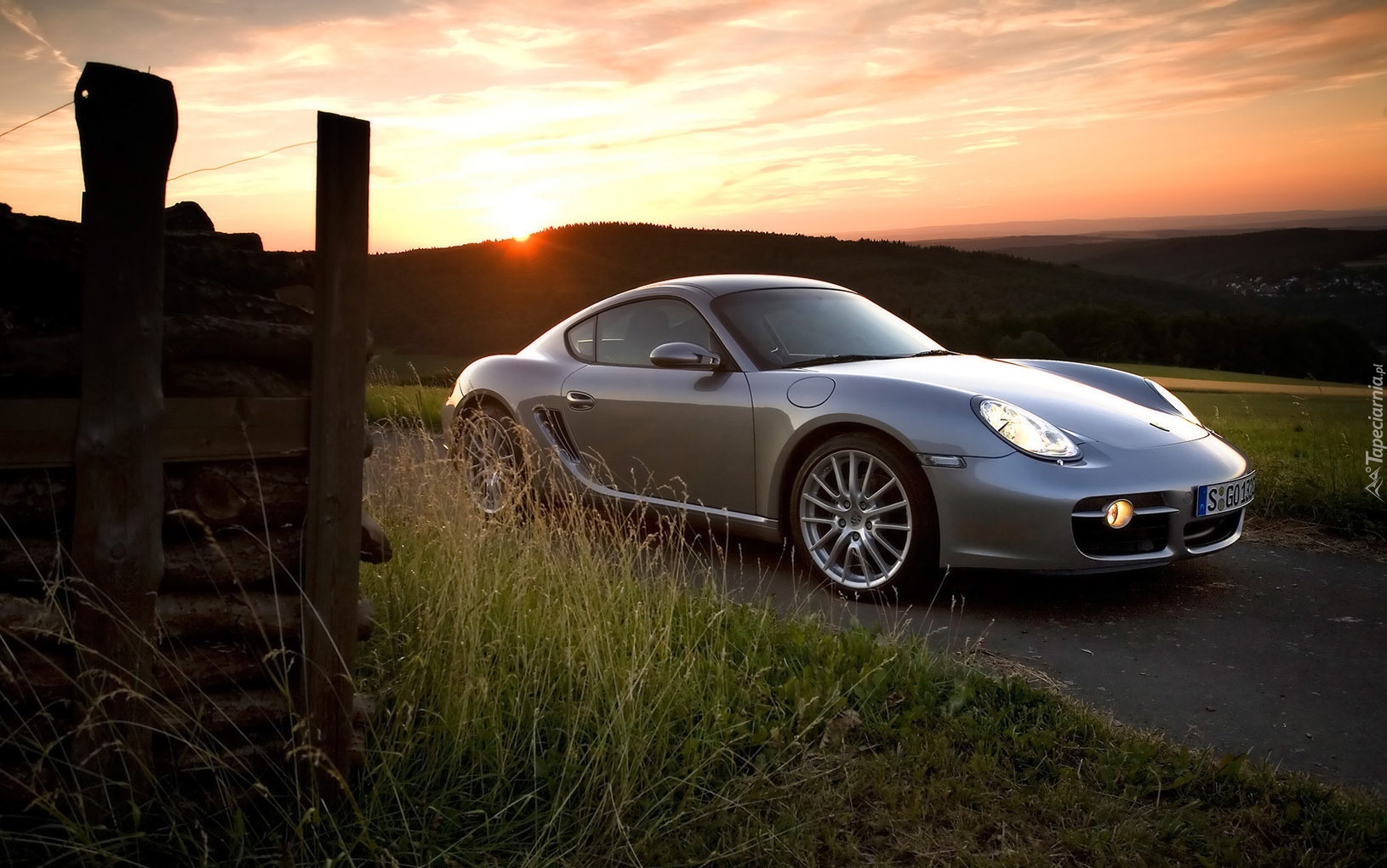 Porsche, Carrera, Zachód, Słońca