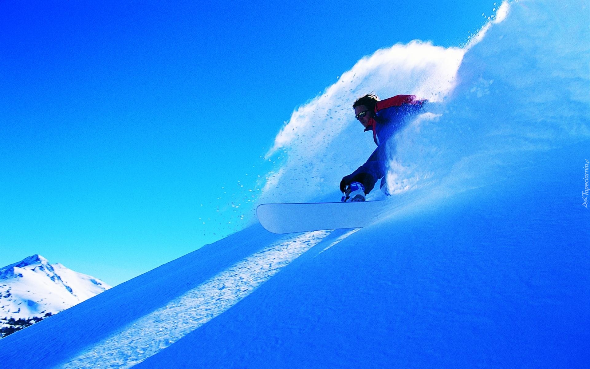 Zjazd, Na, Snowbordzie