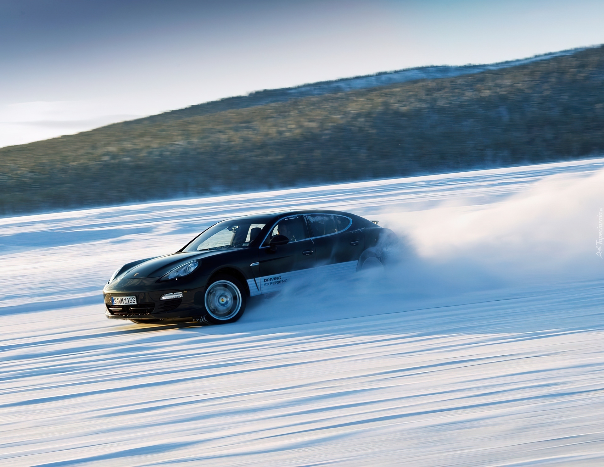 Porsche Panamera, Śnieg
