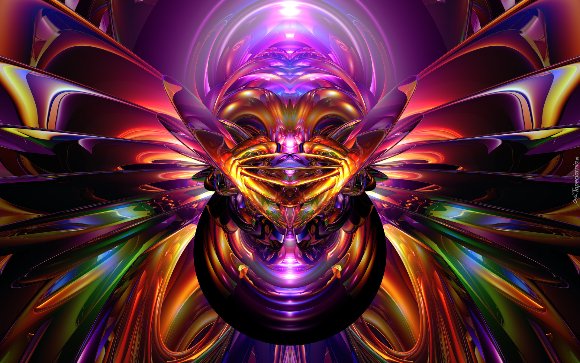 Grafika 3D,  Abstrakcja, Maska