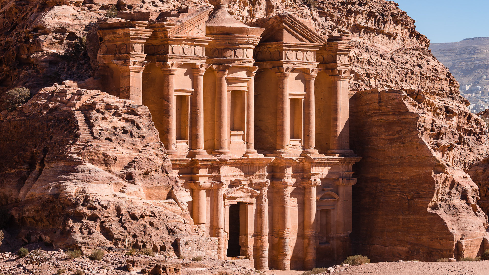 Skała, Świątynia, Ad-Dajr, Petra, Jordania