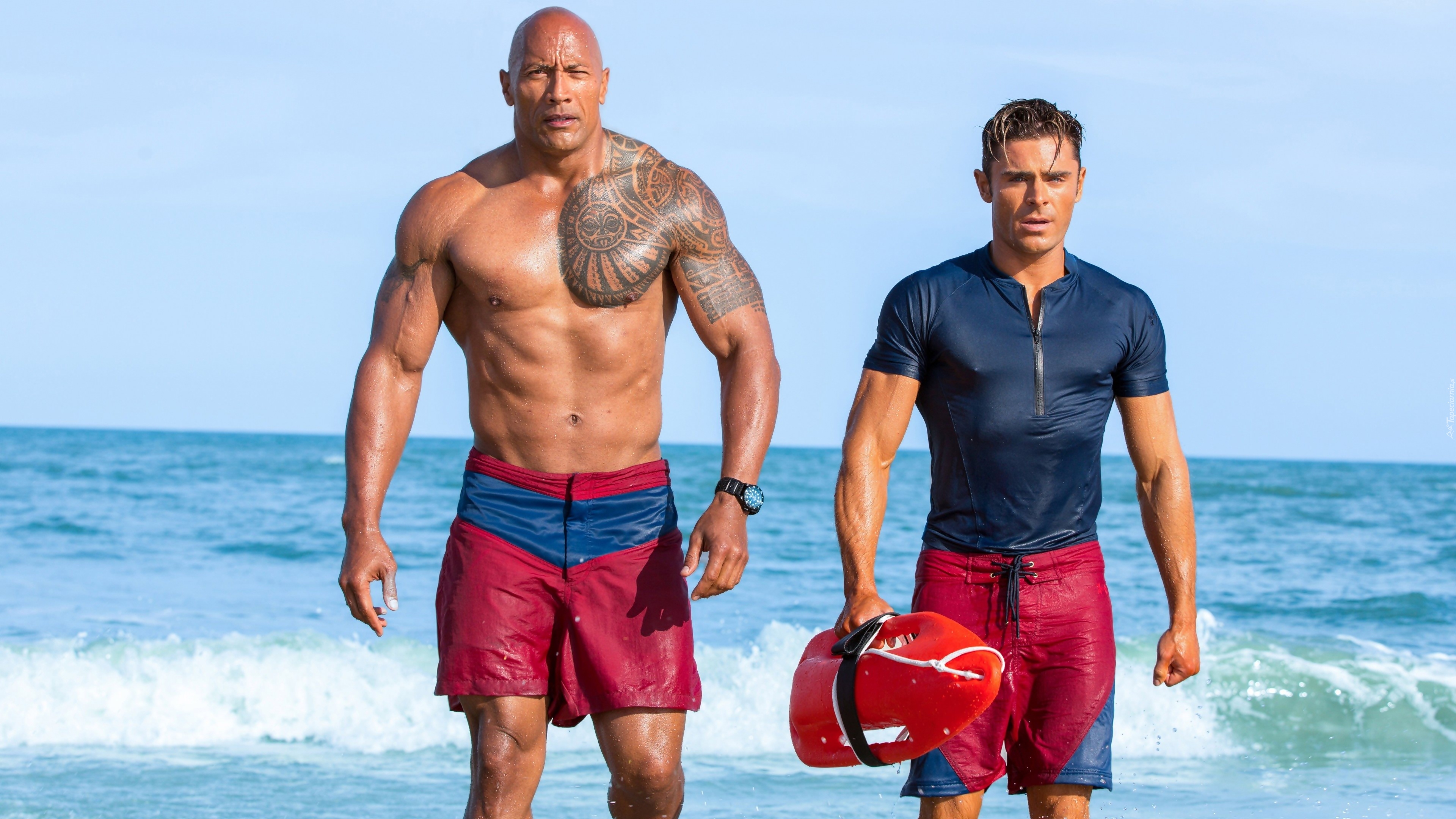 Zac Efron, Dwayne Johnson, Film, Baywatch