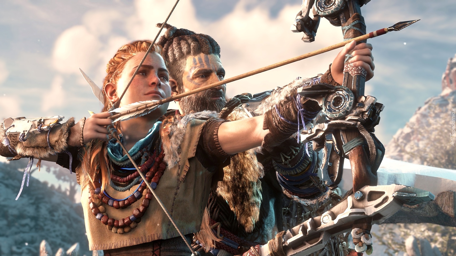 Horizon Zero Dawn, Aloy, Rost, Łuk