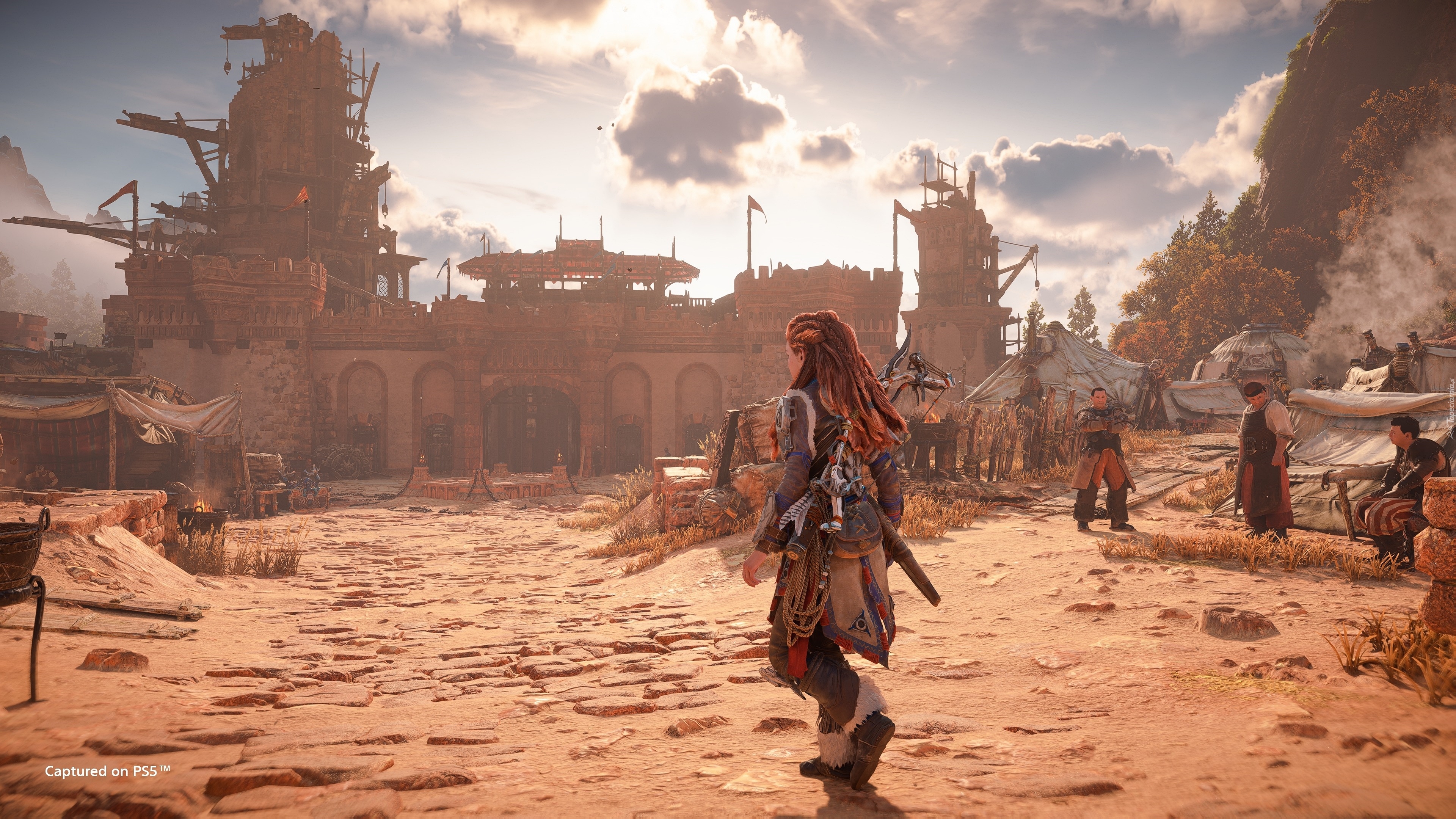 Gra, Horizon Forbidden West, Postać, Aloy, Budowla