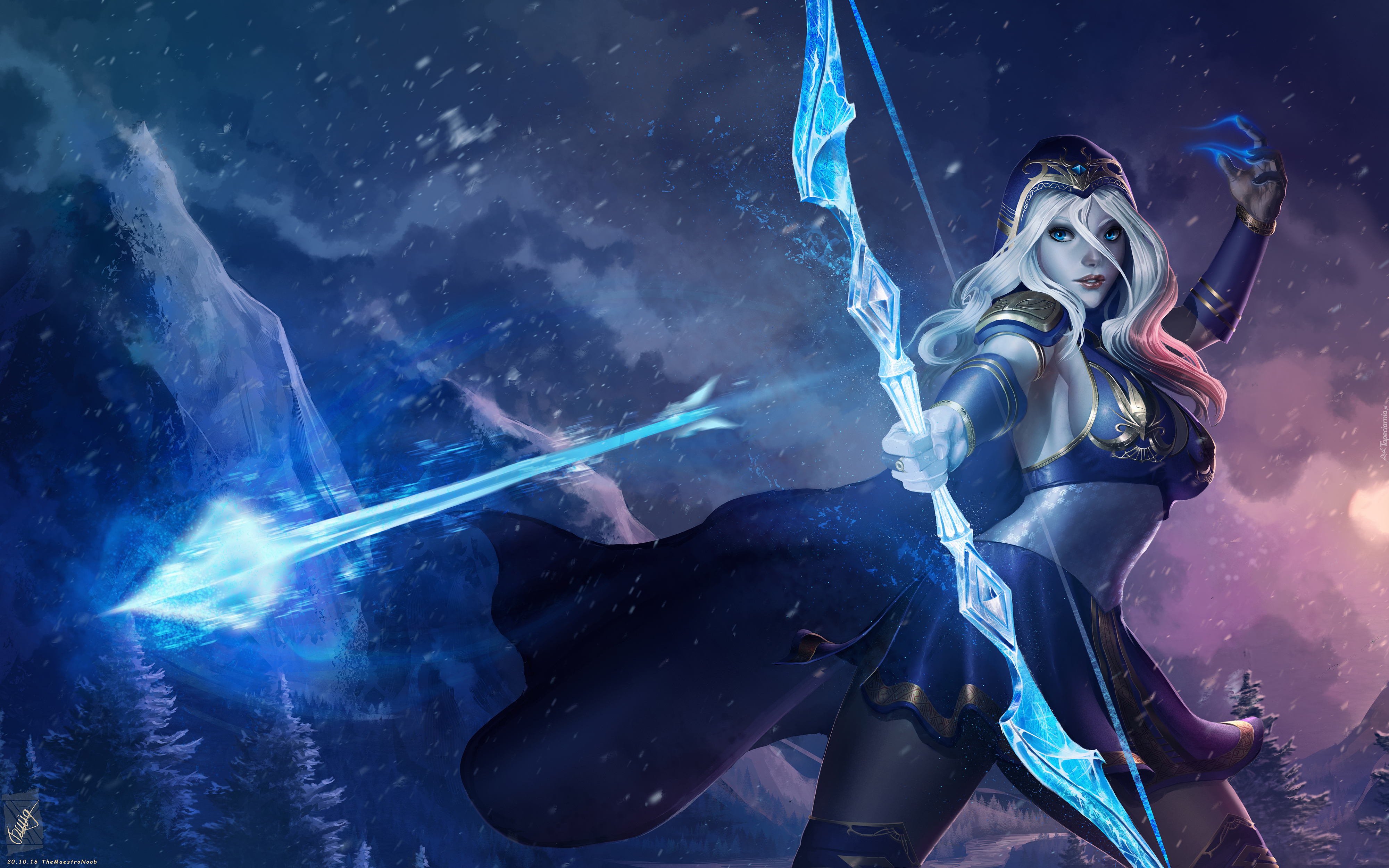 tapeta ashe z league of legends