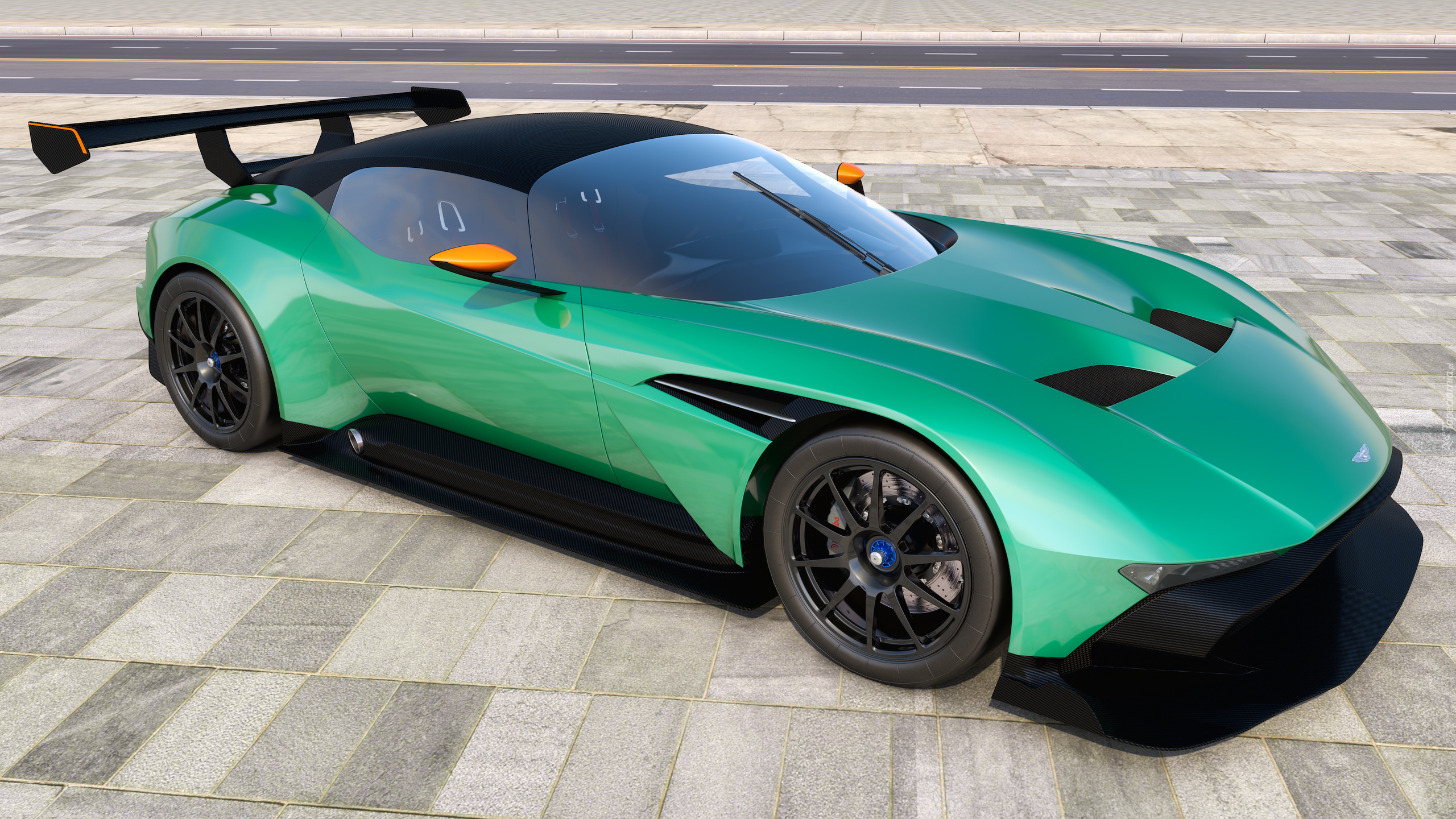 Zielony, Aston Martin Vulcan, 2016
