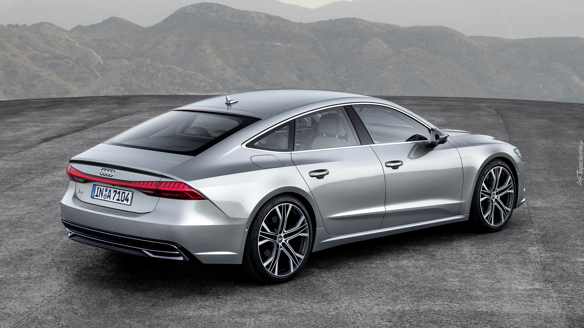 Srebrne, Audi A7 Sportback, 2018