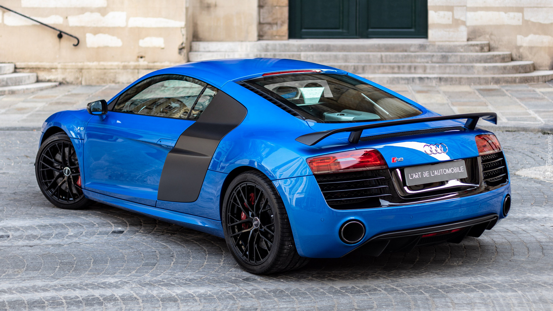 Audi R8, Coupe, Niebieskie