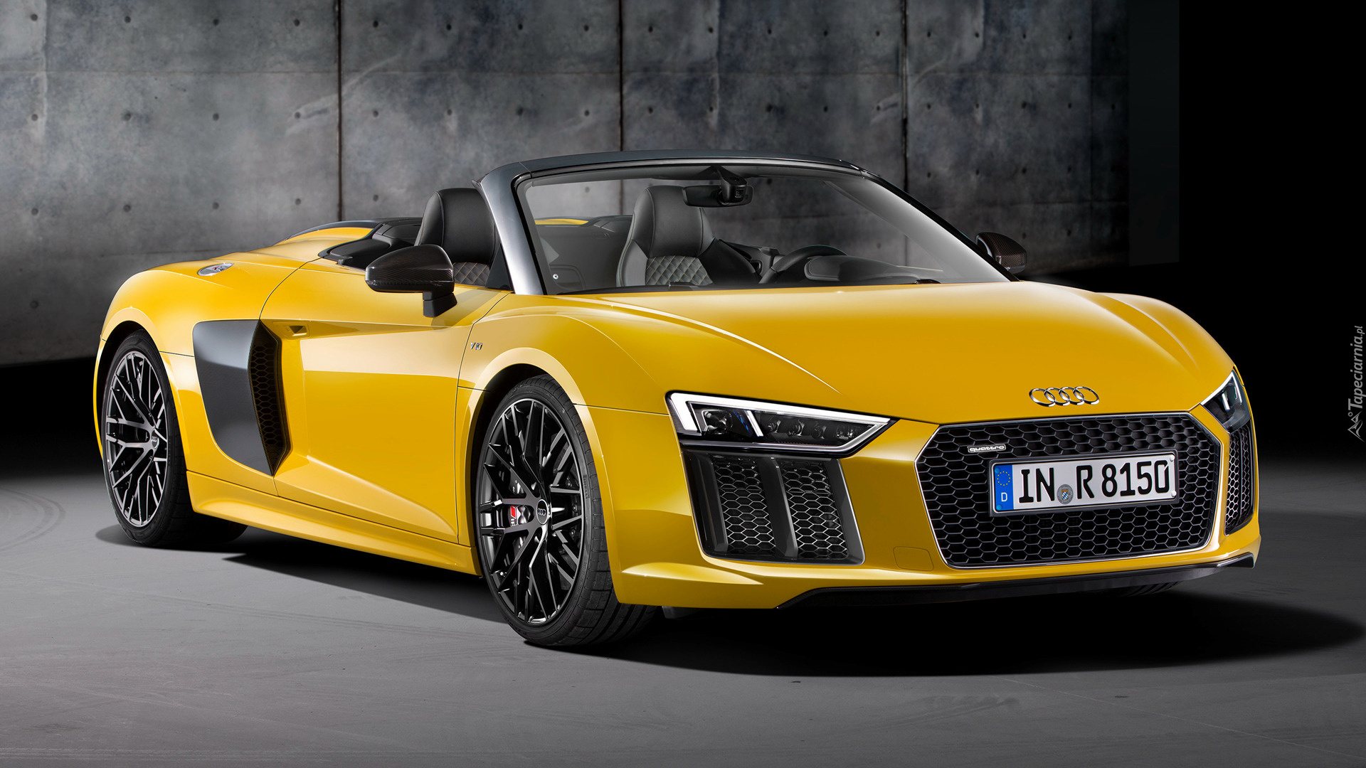 Żółte, Audi R8 Spyder