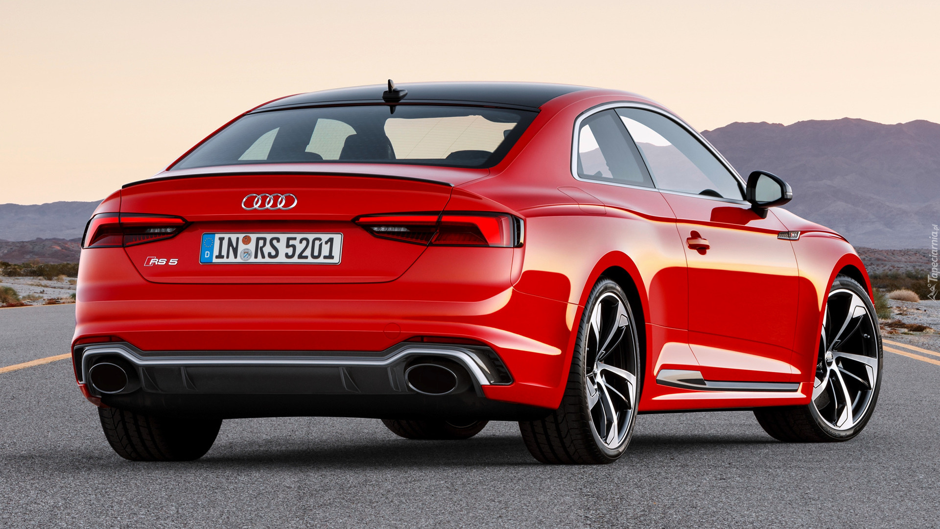 Czerwone, Audi RS 5 II Coupé, 2017