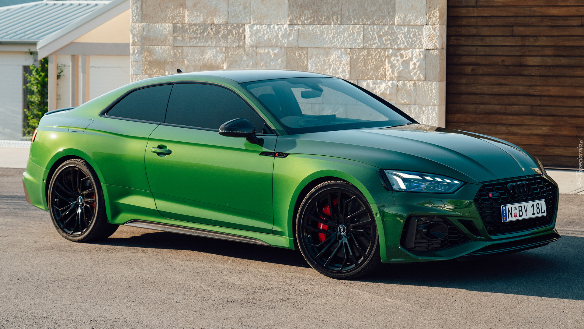 Zielone, Audi RS5 Coupe, Bok