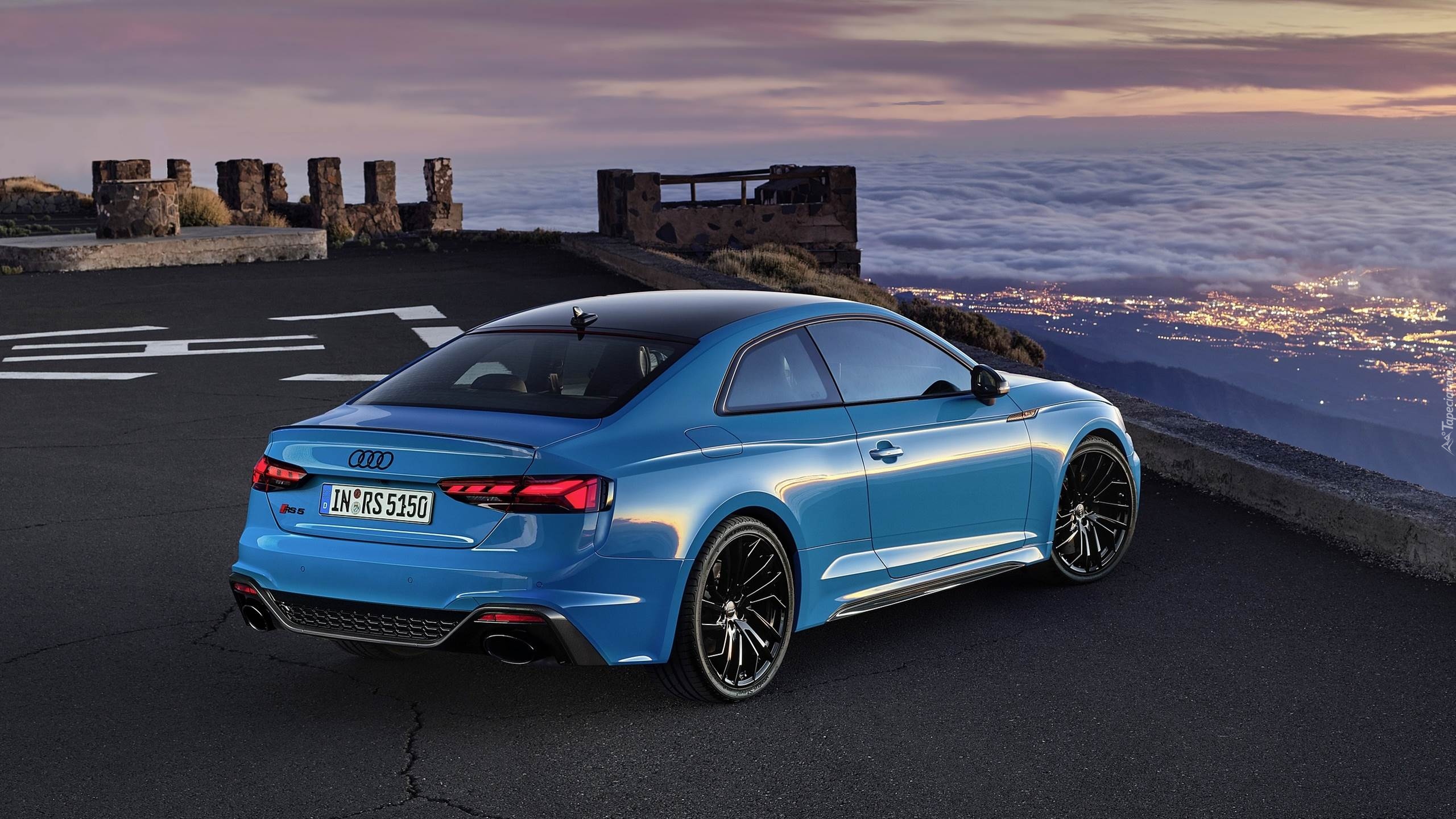 Niebieskie, Audi RS5, Coupe, Morze