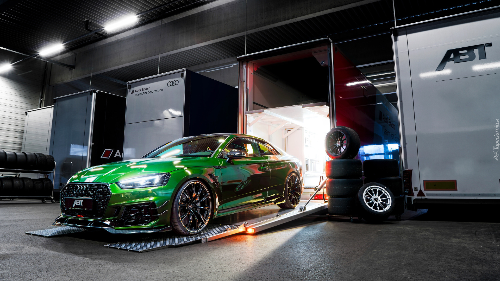 Zielone, Audi RS5, Coupe