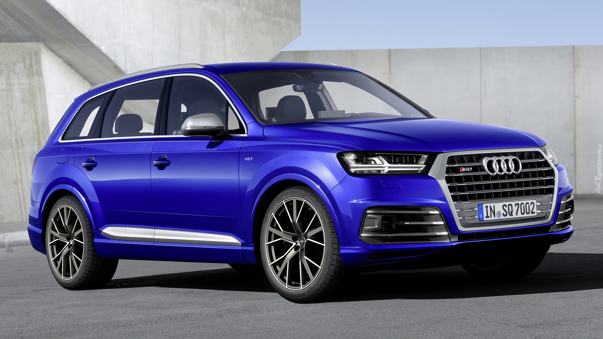 Niebieskie, Audi SQ7