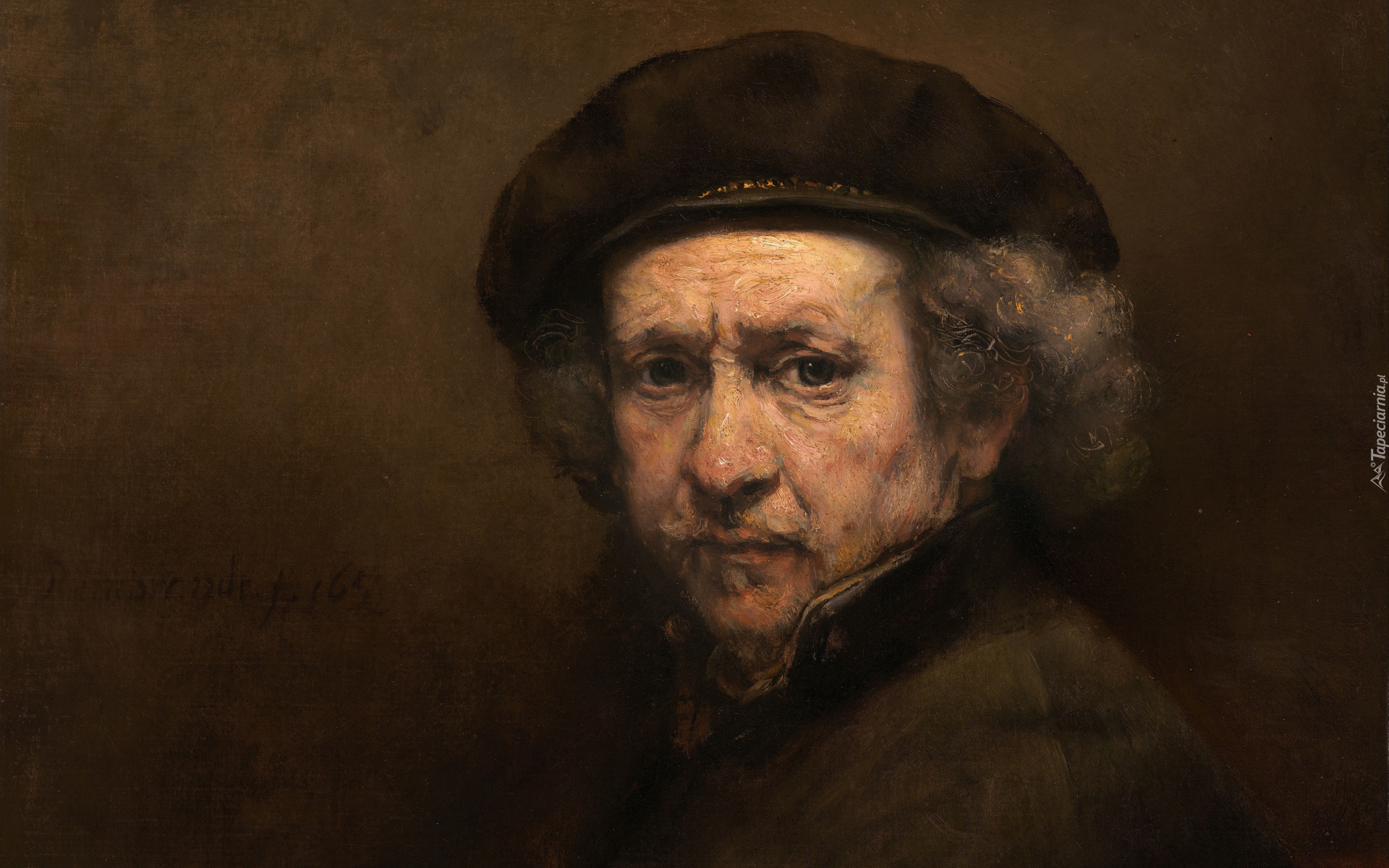 Malarstwo, Rembrandt Harmenszoon van Rijn, Autoportret