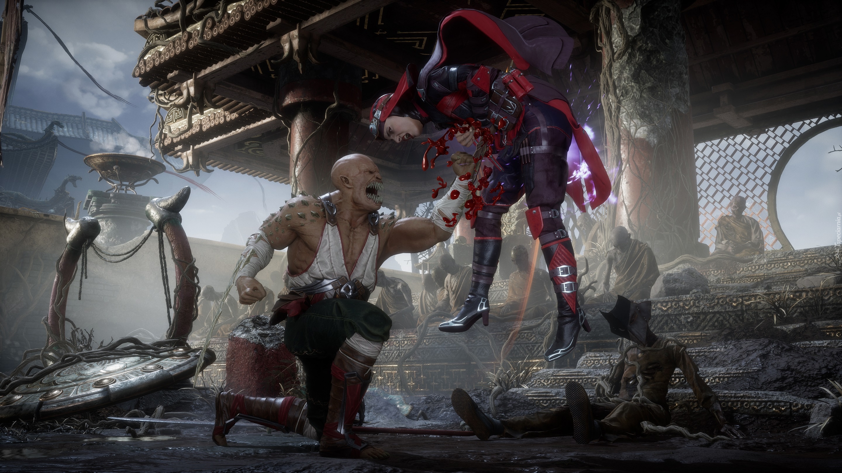 Mortal Kombat 11, Postacie, Baraka, Skarlet, Walka