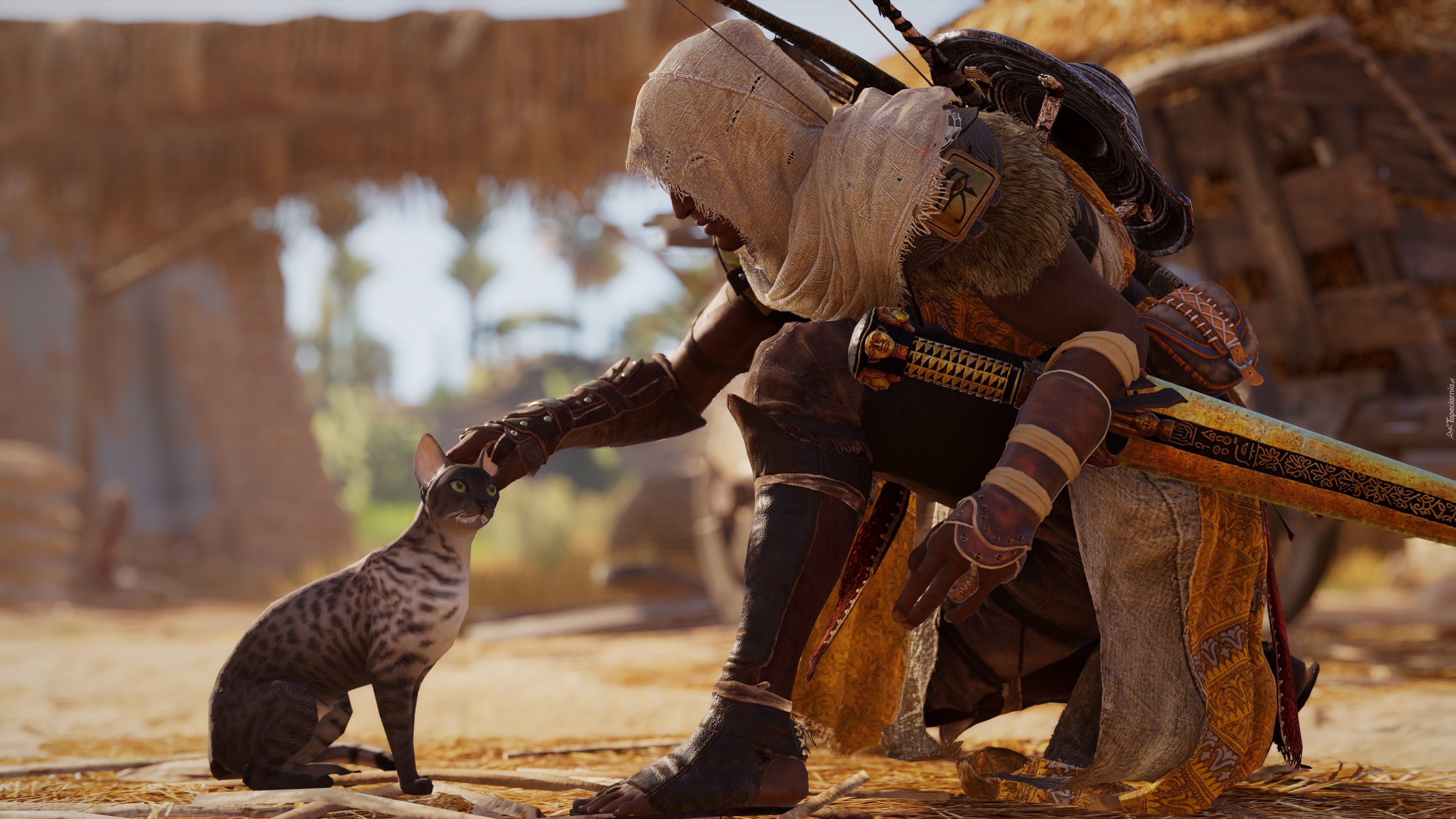 Assassins Creed Origins, Bayek, Kot