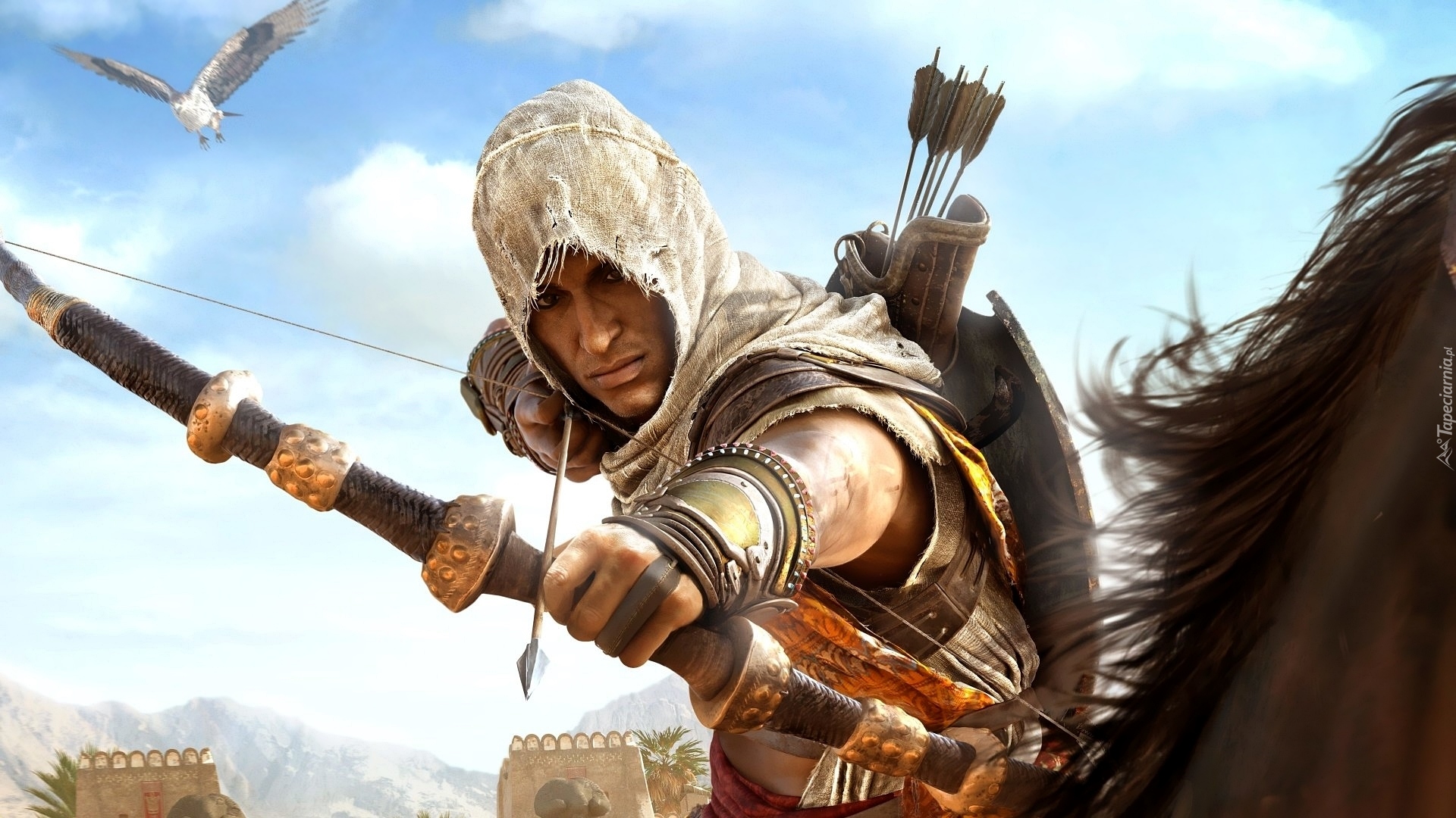 Assassins Creed Origins, Bayek, Łuk