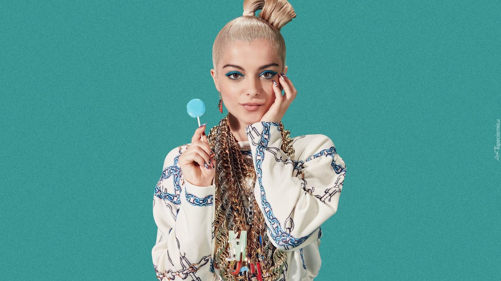 Blondynka, Piosenkarka, Bebe Rexha, Lizak