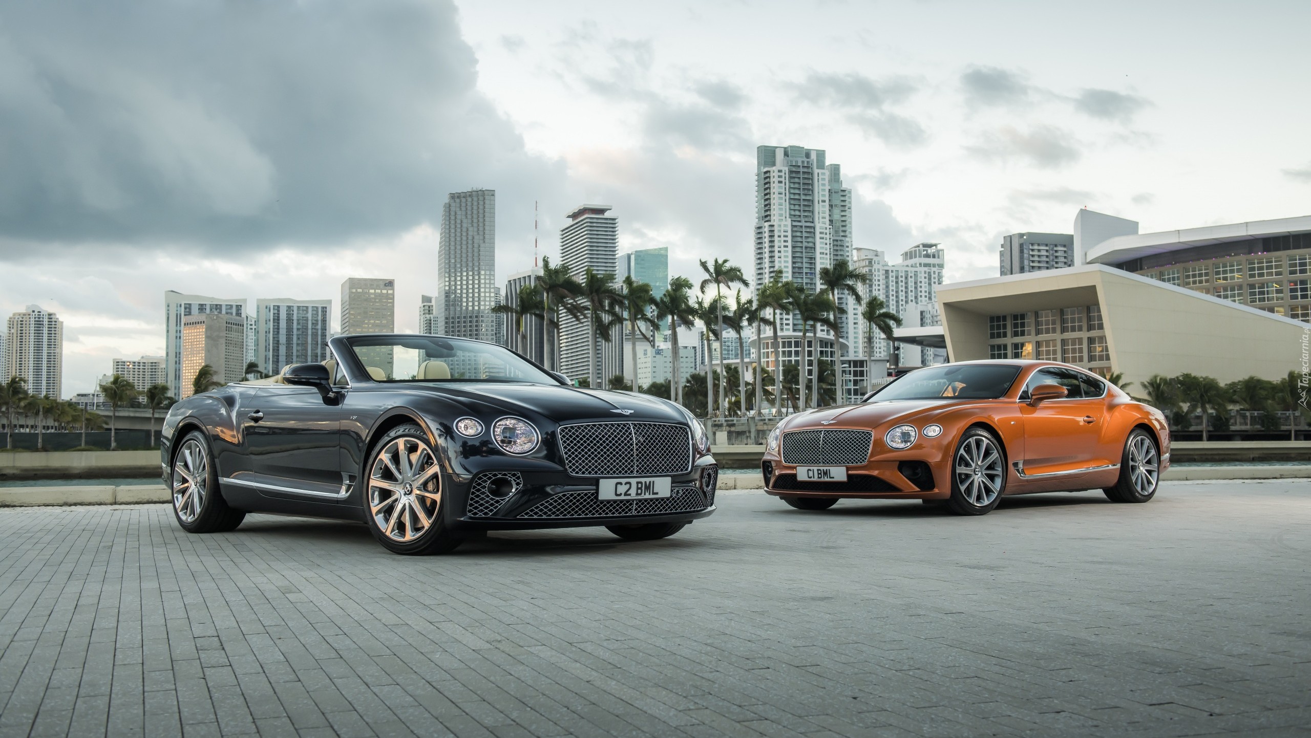 Dwa, Samochody, Bentley Continental GT V8, Kabriolet, Coupe