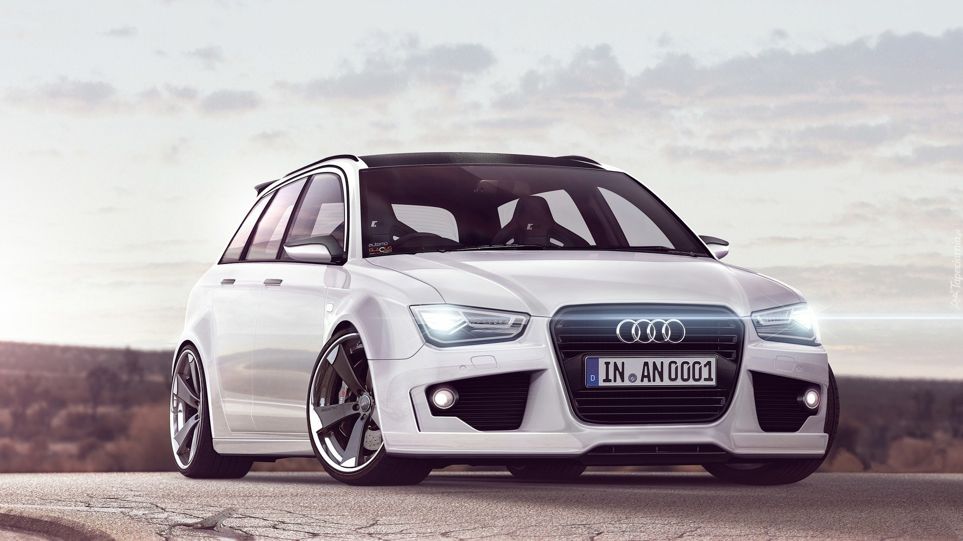 Audi RS4, Przód