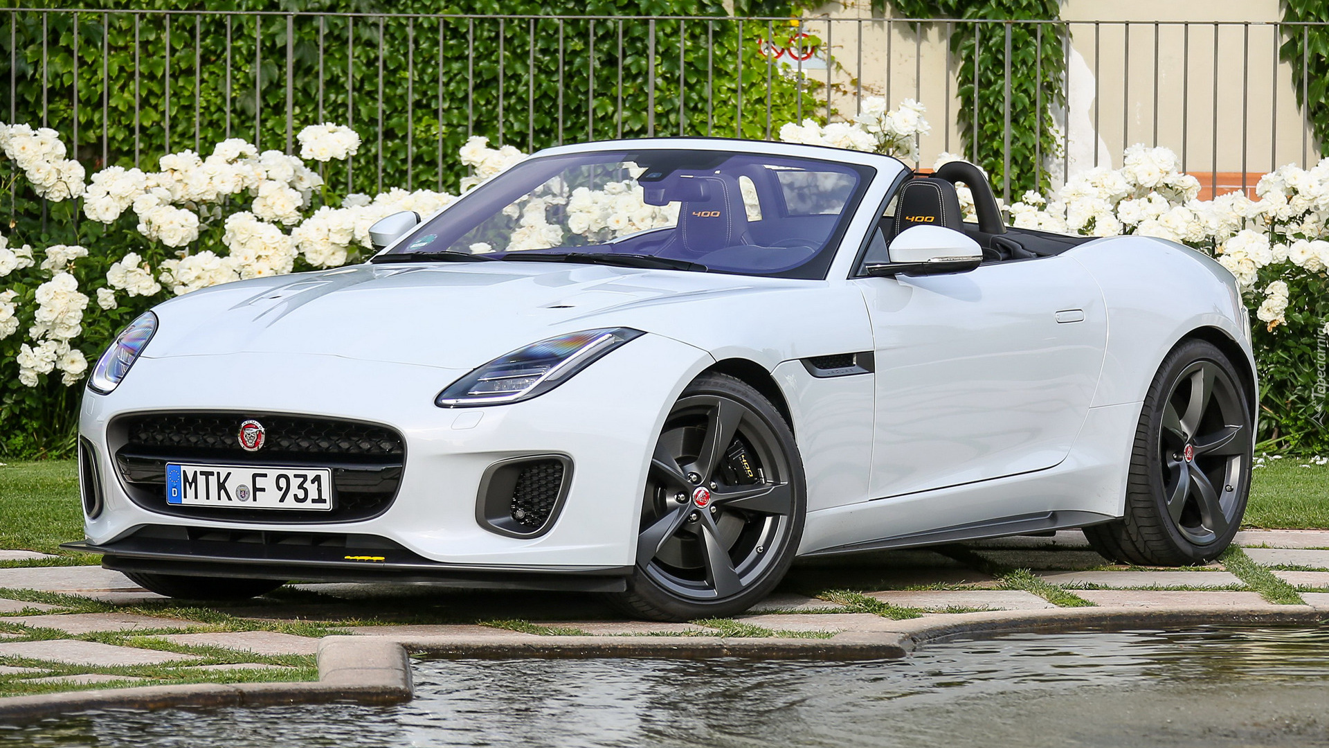 Biały, Jaguar F-Type