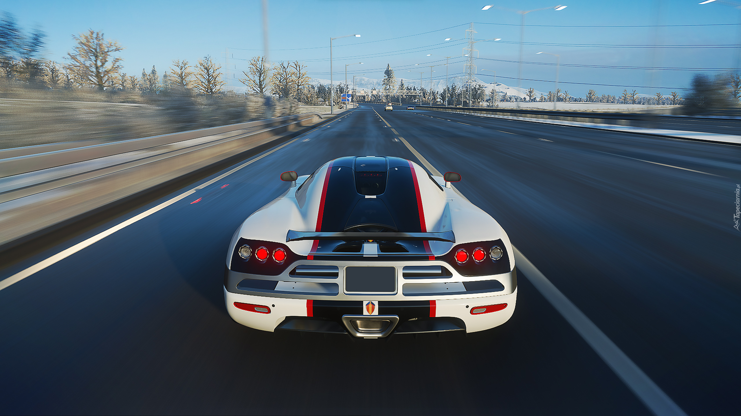 Gra, Forza Horizon 4, Koenigsegg, Biały