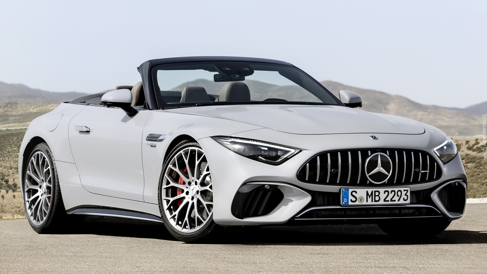 Biały, Mercedes-AMG SL 55