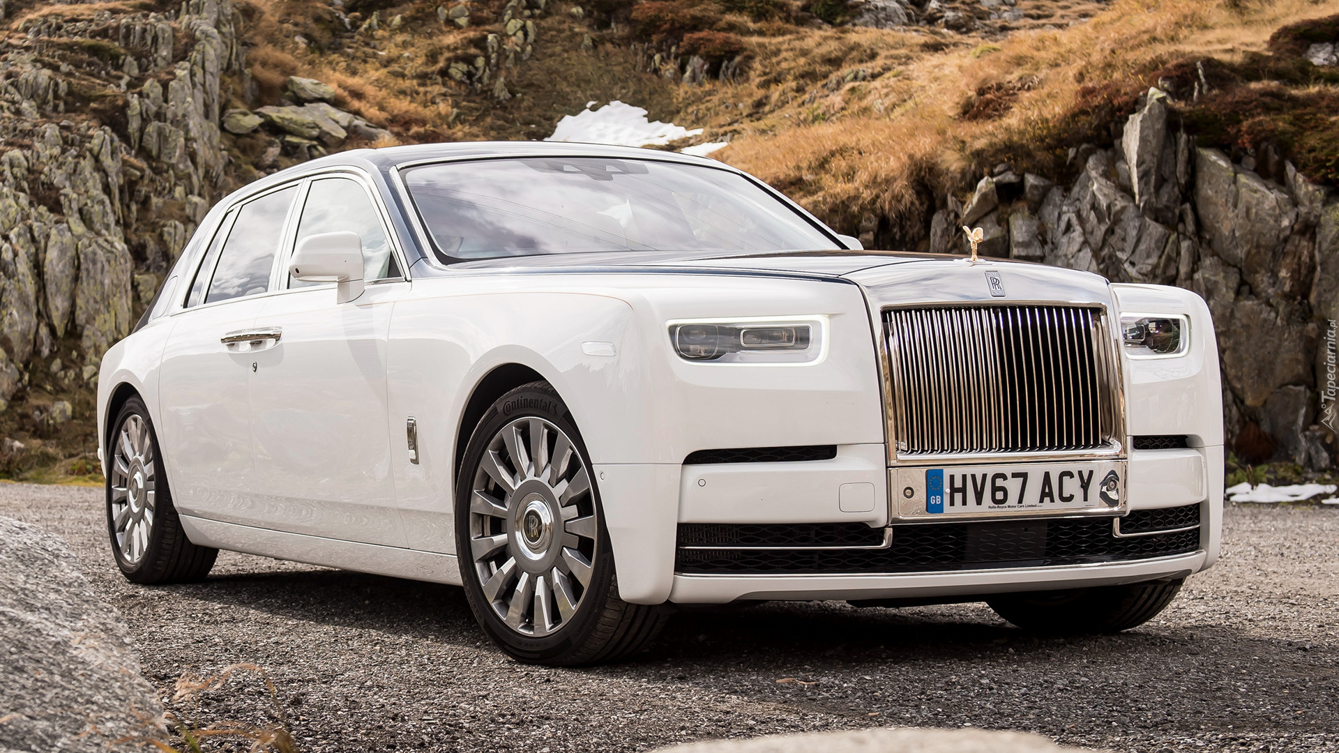 Biały, Rolls-Royce Phantom, 2017