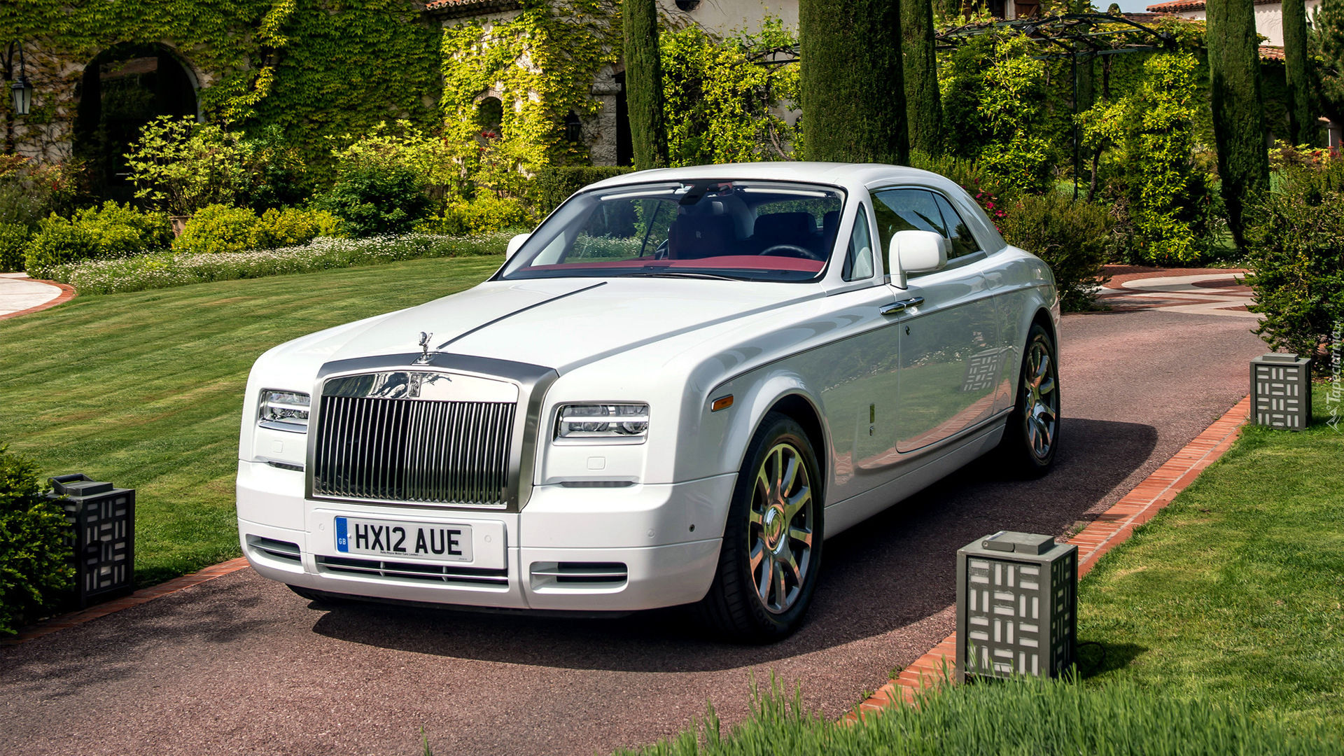 Biały, Rolls-Royce Phantom, Przód