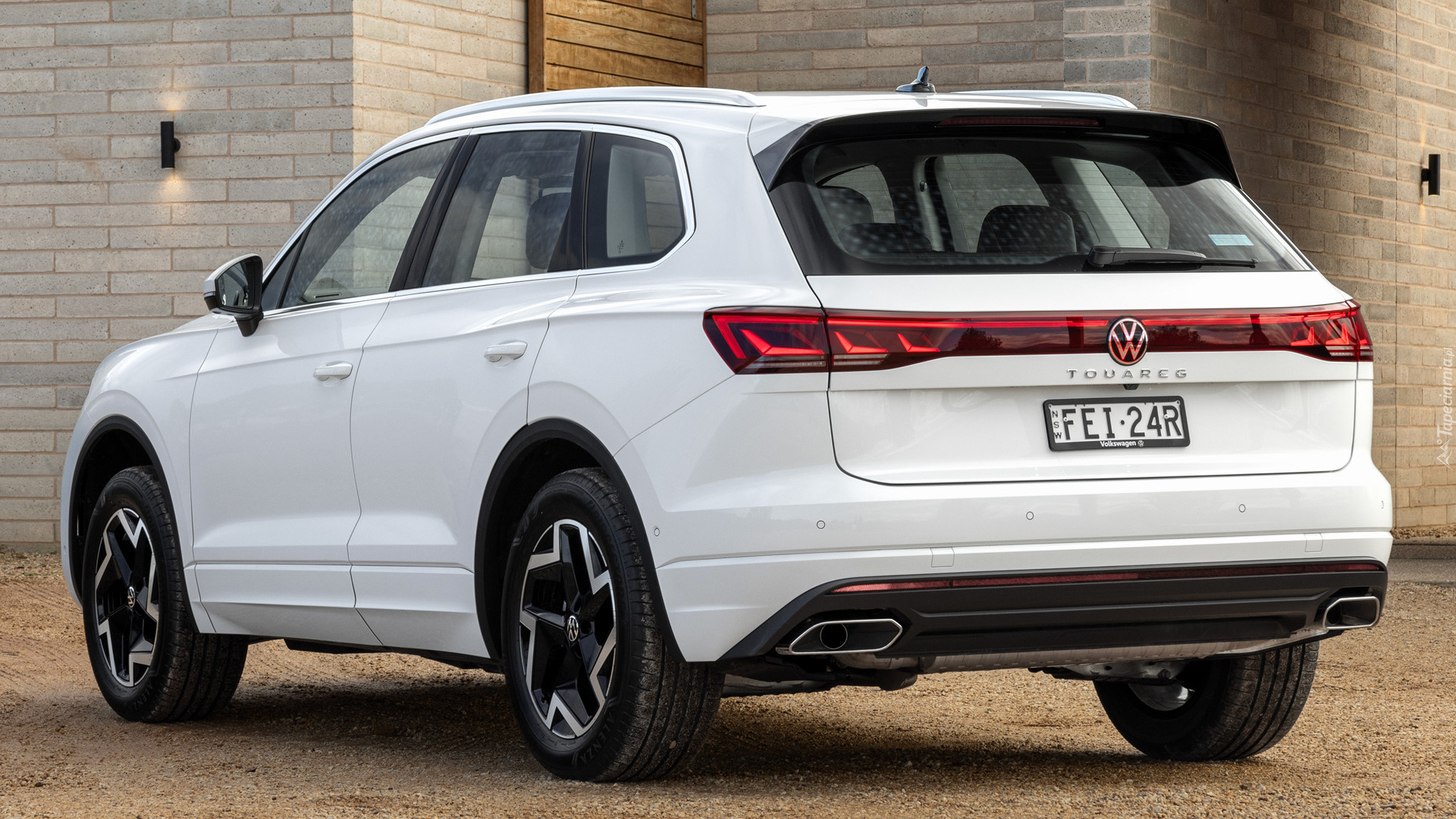 Biały, Volkswagen Touareg