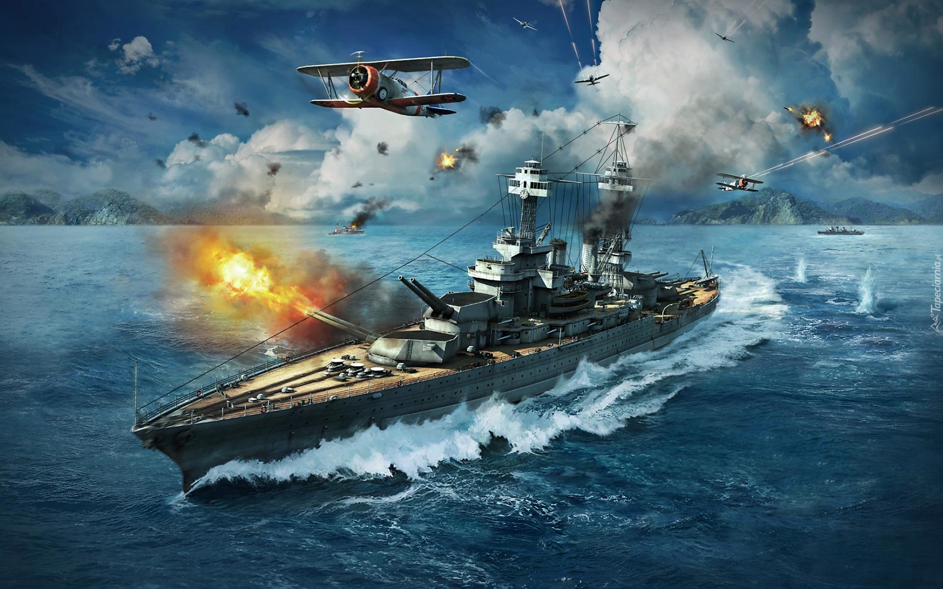 Gra, World of Warships, Okręty, Samoloty