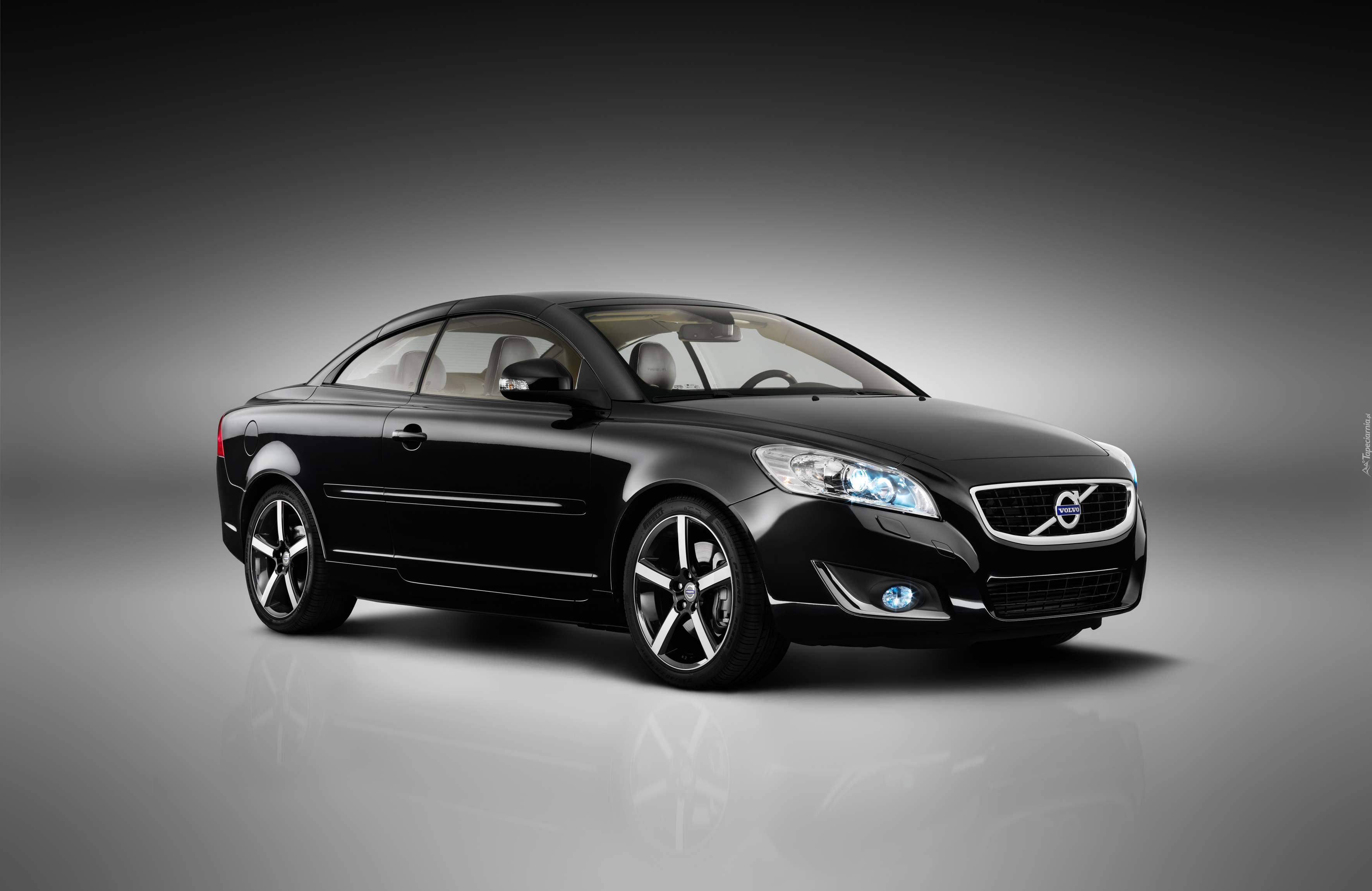 Czarne, Volvo C70 Inscription, 2012, Black Sapphire