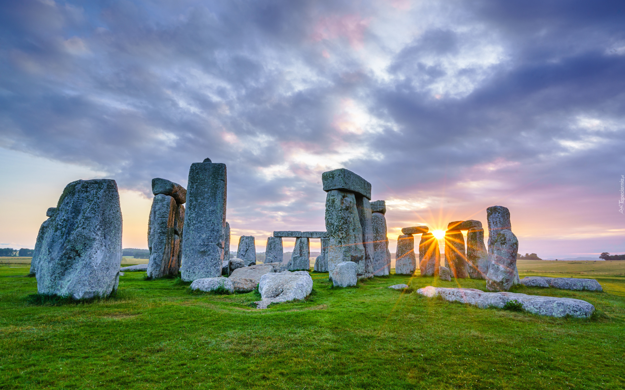 Krąg, Kromlech Stonehenge, Bloki kamienne, Kamienie, Okolice Salisbury, Hrabstwo Wiltshire, Anglia