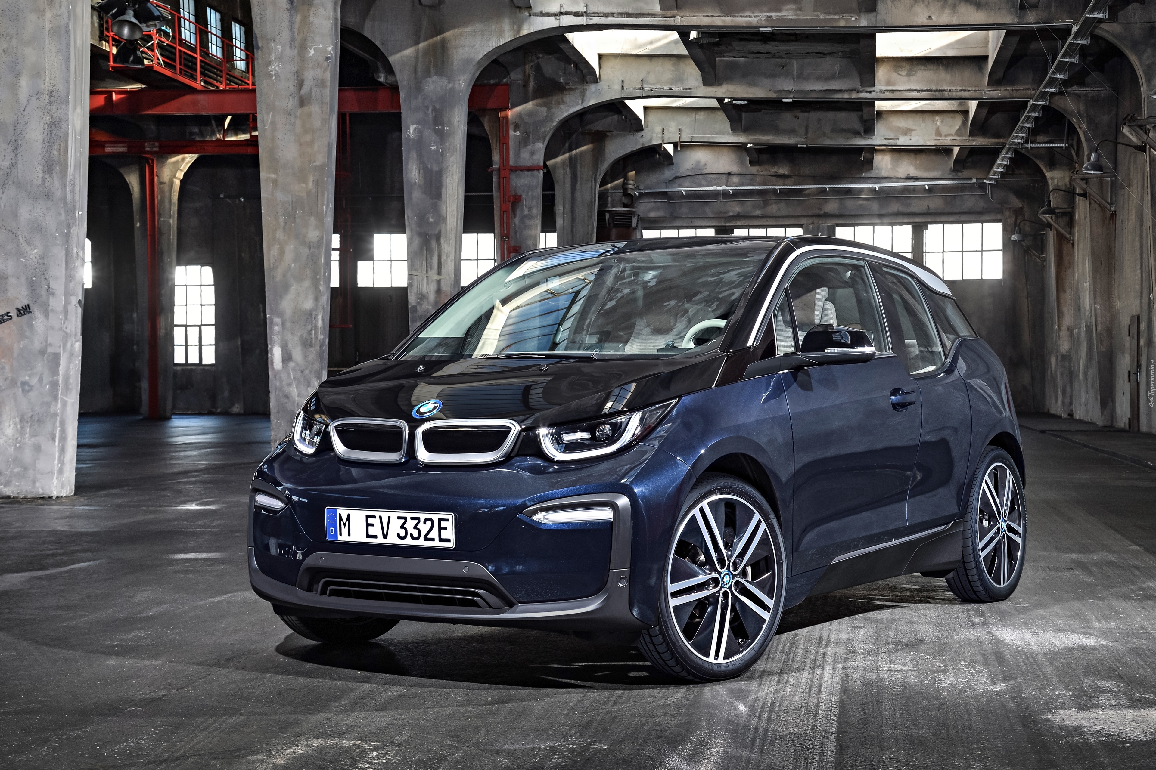 Granatowy, BMW i3 LCI, 2018