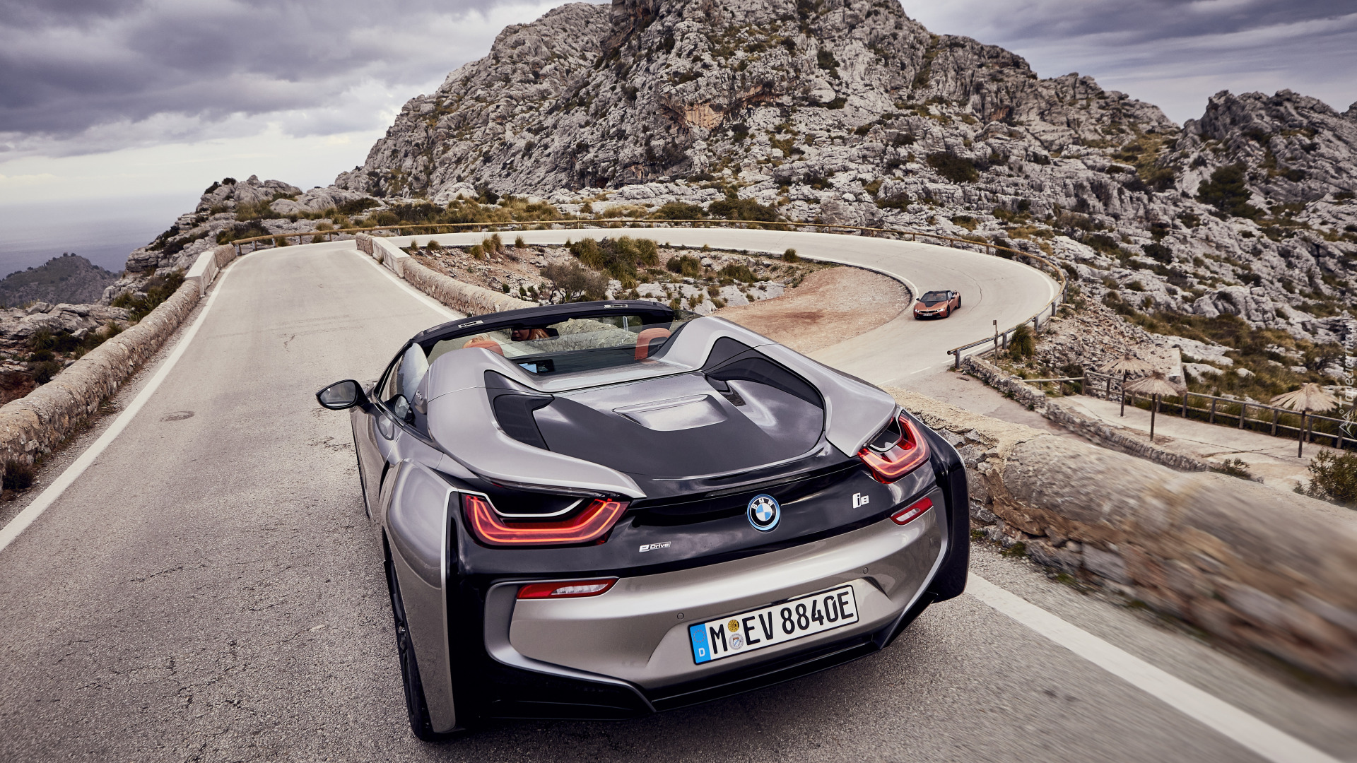 Droga, Góry, BMW i8