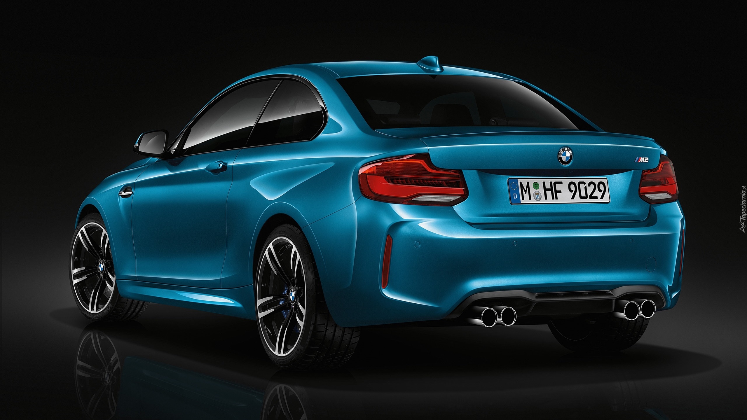 Niebieskie, BMW M2 Coupe Long Beach Blue Metallic, 2016