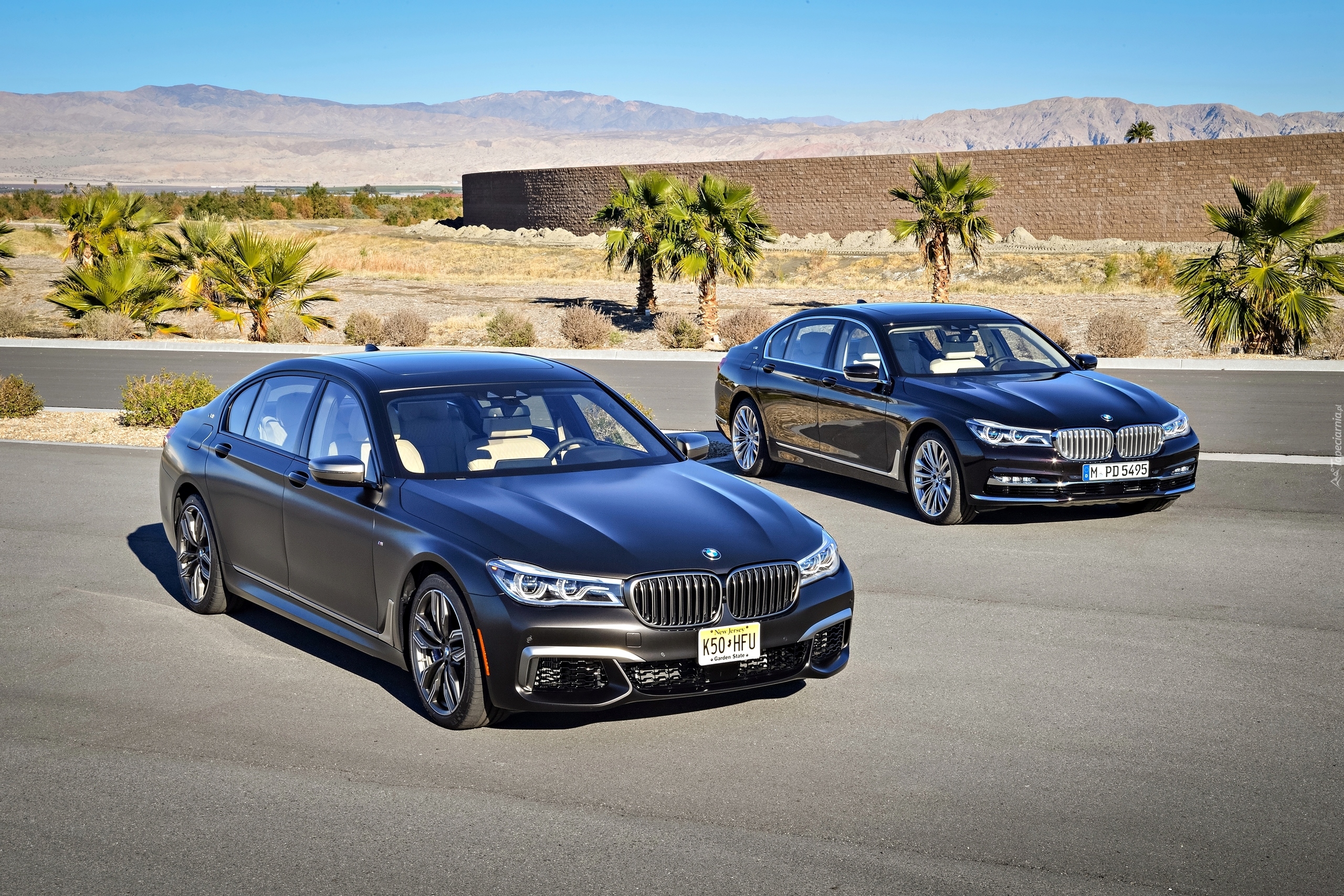 Dwa, Niebieskie, BMW M760Li xDrive, G11, G12